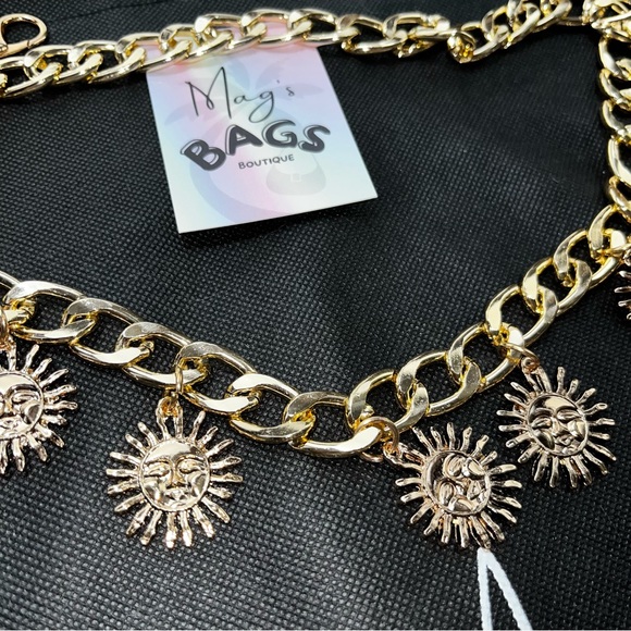 🌞 Sun Gold Chain Belt - Picture 3 of 7